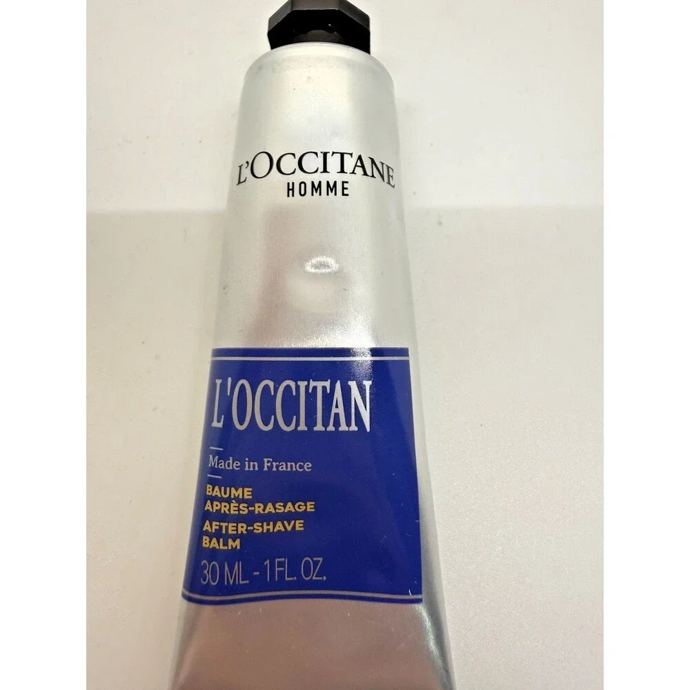 L'Occitane Homme After Shave Balm 2.5oz Amande Hand Cream 0.3oz Set of 2 New